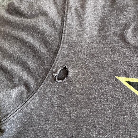 Vintage NCAA Vanderbilt Commodores Black Gold Gray Logo Men's Shirt Medium - Picture 4 of 7